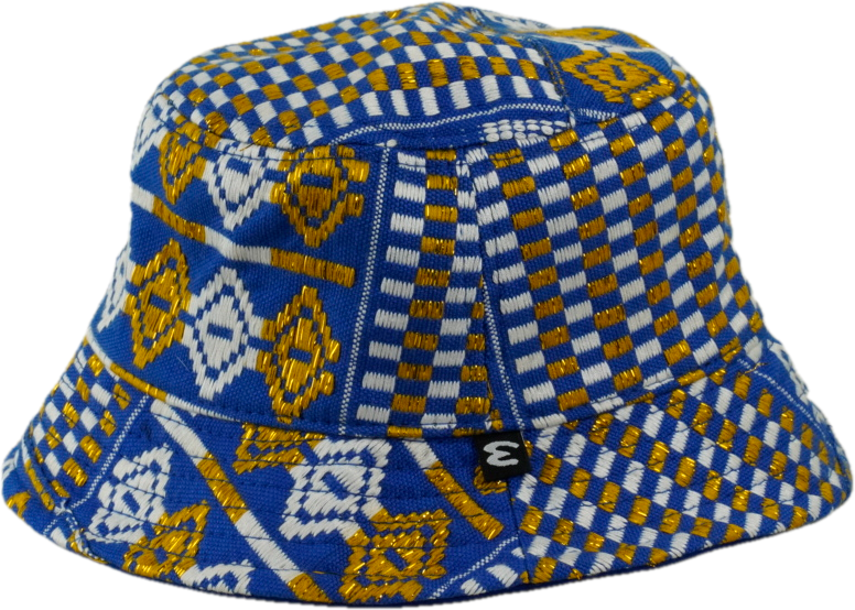Blue & Gold Bucket Hat