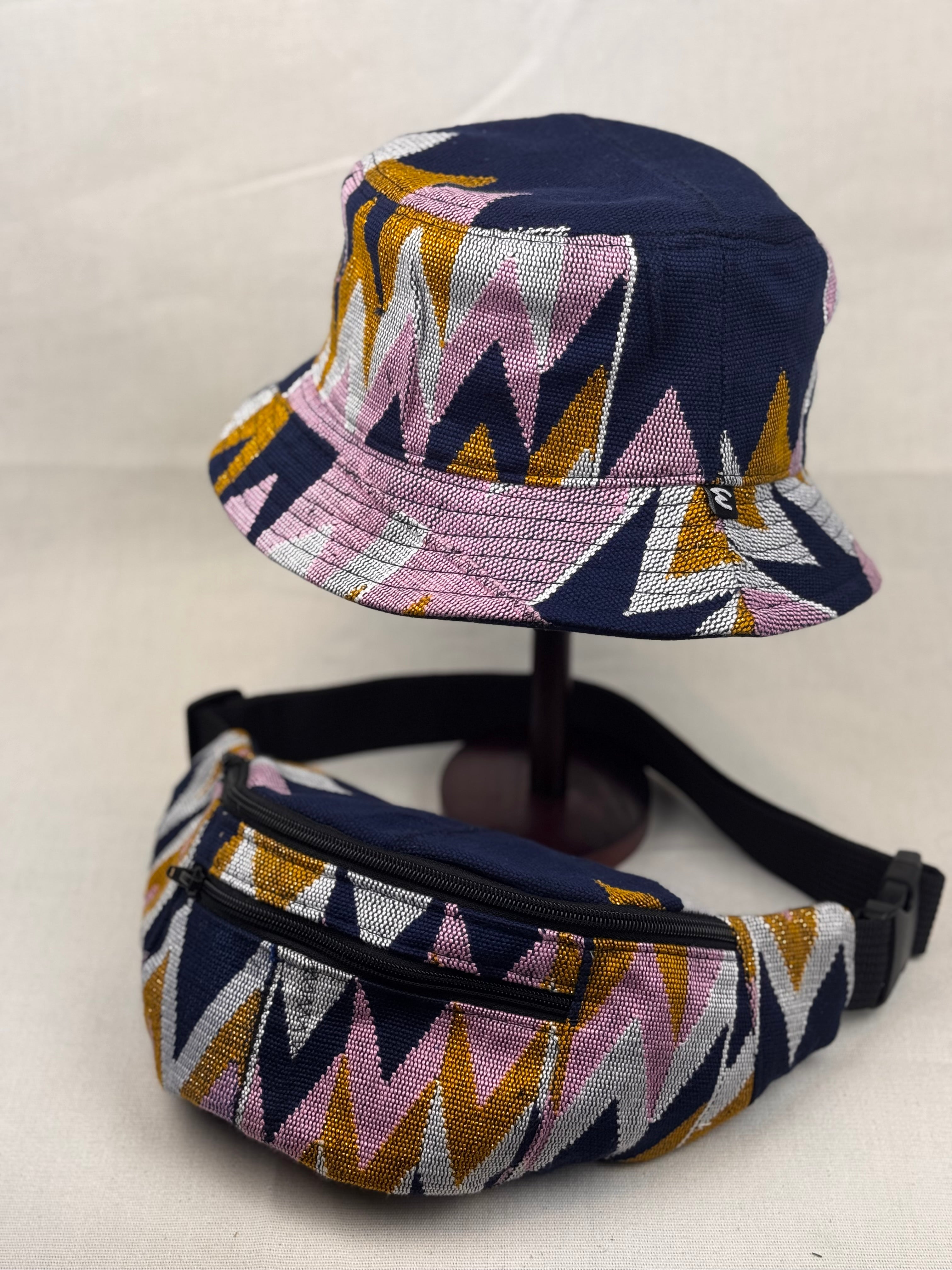 Purple Chevron Fanny Pack